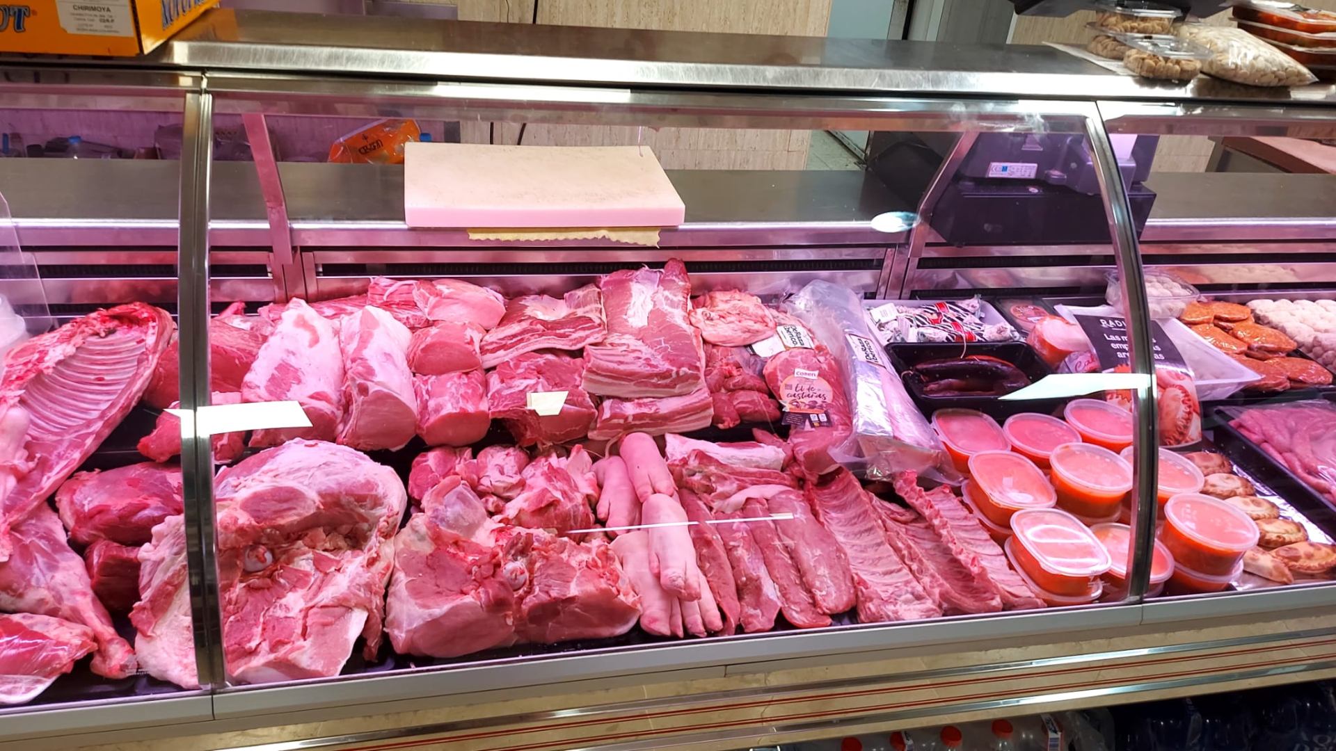 Vacuno, cordero y cerdo